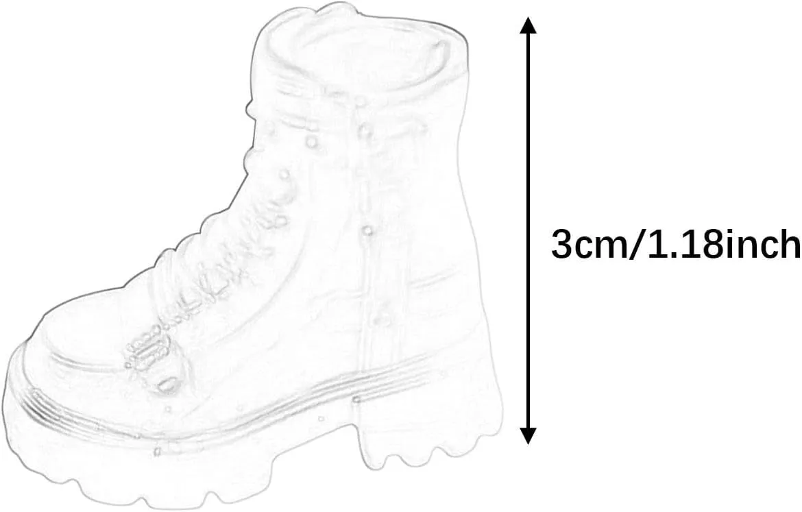 1/12 Scale Ankle Bootie Miniature Action Figures Costume Cosplay,Stylish,Fashion,Casual Retro Work Boots for Female Figures, Khaki