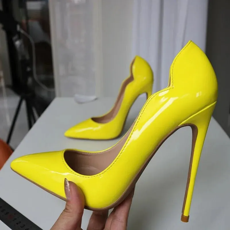 12cm High Heels Sexy Ladies Party Dress Shoes Club Dance Pumps