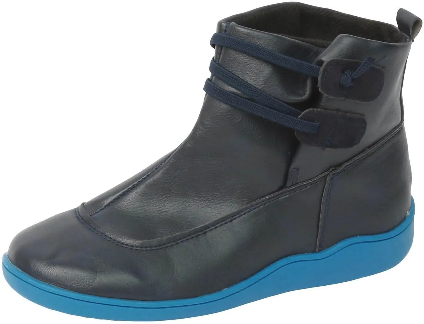 AMDBEL Boots for Women Ankle Booties No Heel Premium Orthopedic Shoes Arch Support Leather Comfortable Side Zip Winter Boots