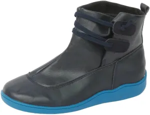 AMDBEL Boots for Women Ankle Booties No Heel Premium Orthopedic Shoes Arch Support Leather Comfortable Side Zip Winter Boots