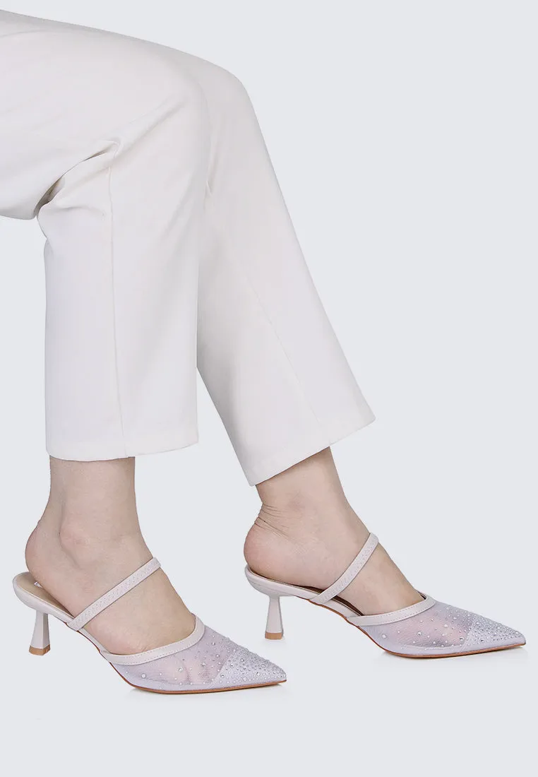 Amelia Comfy Heels In Lilac