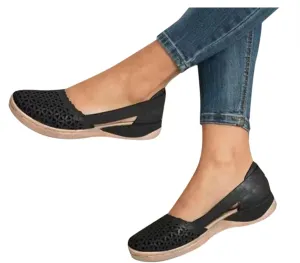 Aniywn Women's Criss Cross Strap Ballet Flat Shoes Elastic Ankle Strap Slip On Flats Shoes Casual Non Slip Walking Shoes