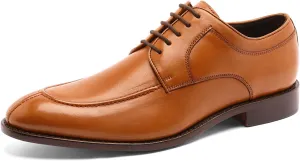 Anthony Veer Wallace Split-Toe Dress Shoes for Men | Lace-up | Goodyear Welt Construction | Cushioned Footbed & Recraftable Leather Sole with Stacked Heel | Full Grain Calfskin Leather Upper