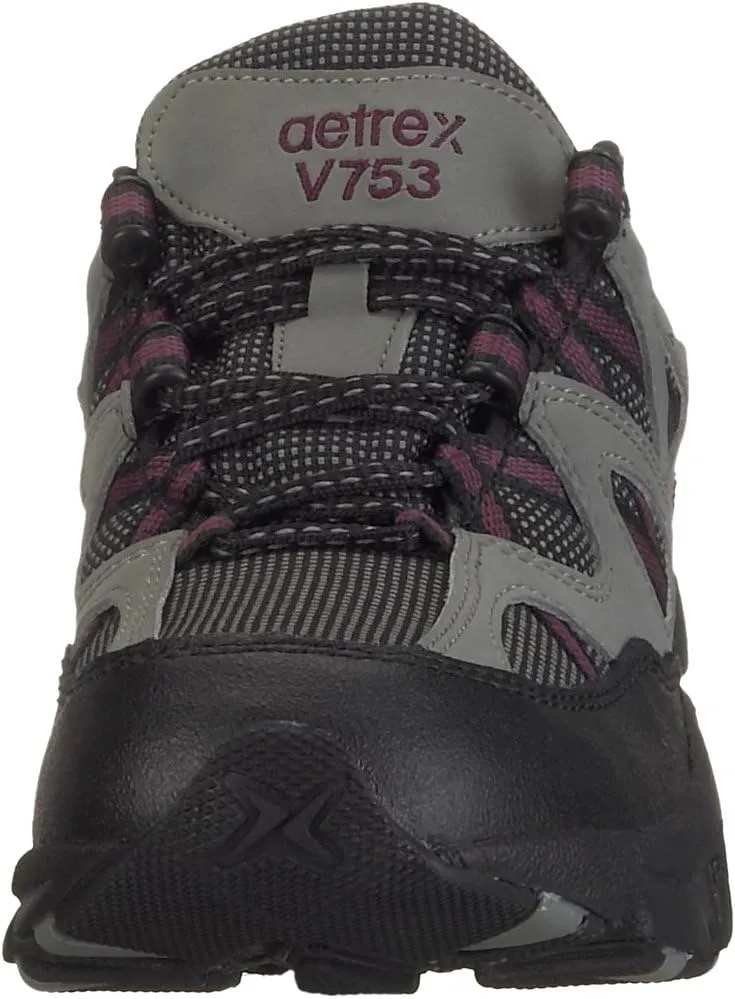 Apex Women's Sierra Trail Runner Brown/Pink Hiking Shoe