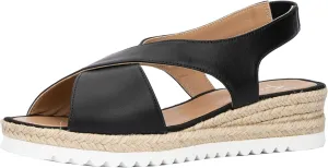 Aquatalia Women's Adelina, Sandals, Heel, Casual, Elastic, Round Toe, Rubber Outsole