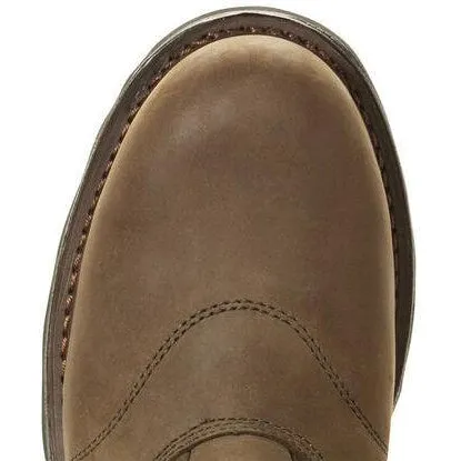 Ariat Men's Powerline 11" Composite Toe Waterproof 400G Insulated Wellington Work Boot- Brown - 10018569
