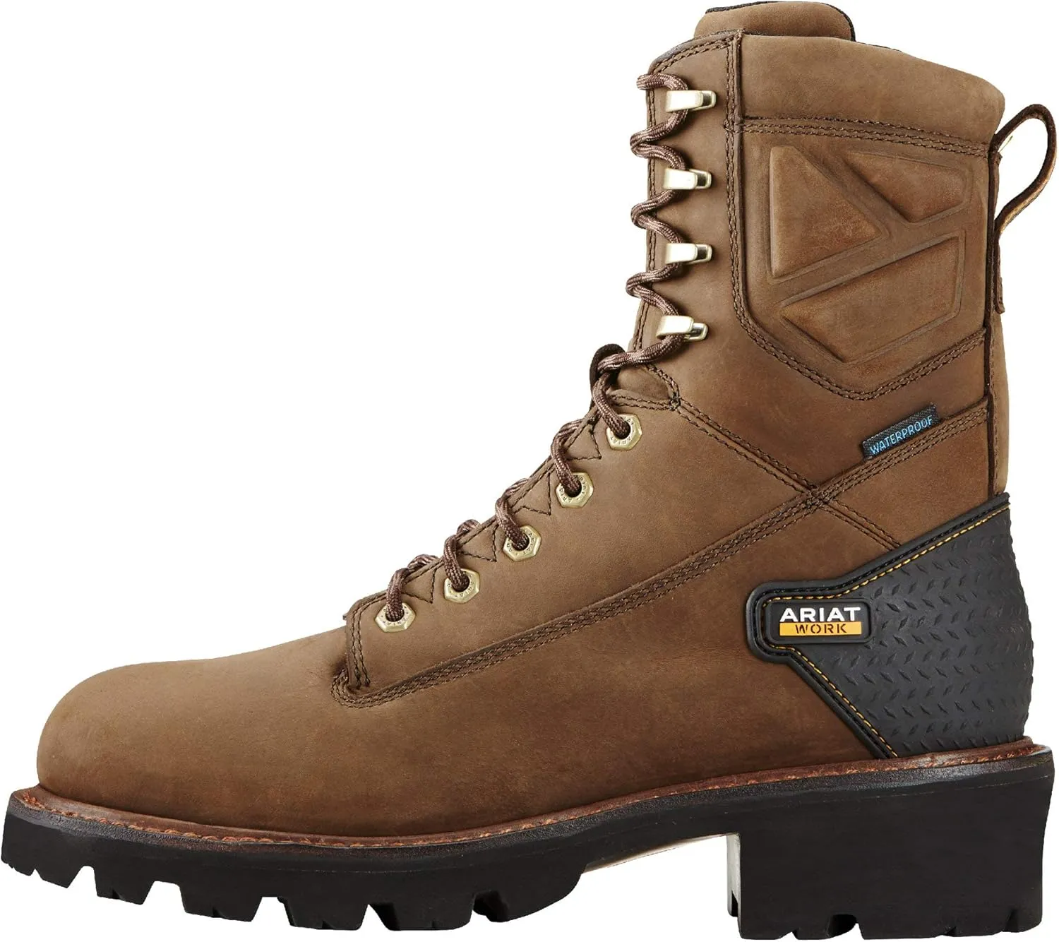 Ariat Men's Powerline 8" Waterproof Work Boot