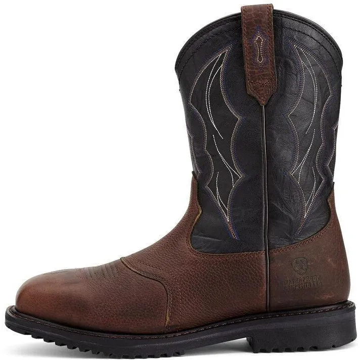 Ariat Men's RigTek 11" Wide Square Composite Toe Waterproof Western Work Boot - 10012932
