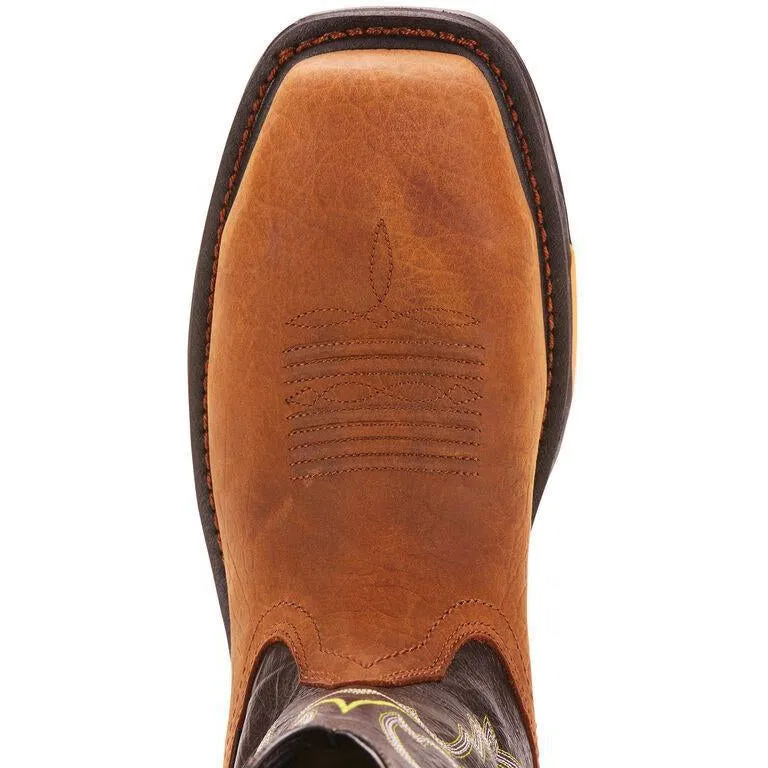 Ariat Men's WorkHog Extreme 11" Carbon Toe Waterproof Western Work Boot - Bark - 10024966