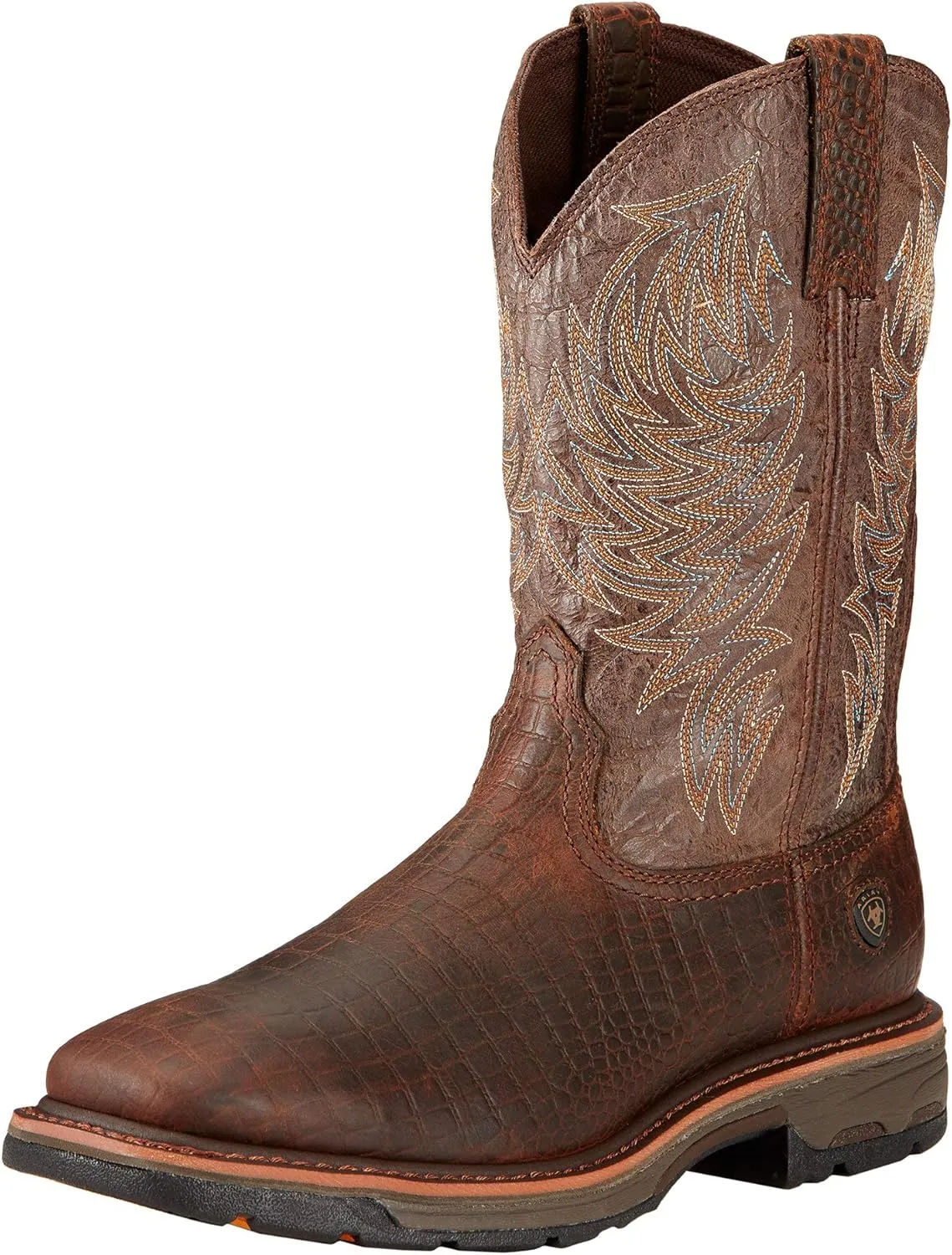 Ariat Men's WorkHog Wide Square Toe Waterproof Steel Toe Work Boot