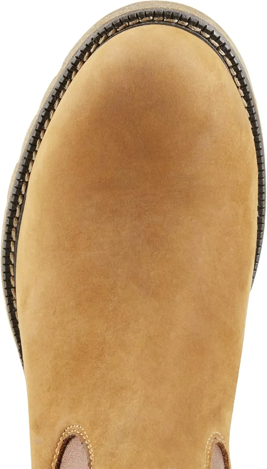 ARIAT Womens Wexford Round Toe Chelsea Casual Boots Ankle Low Heel 1-2" - Beige