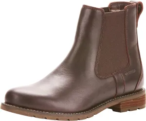 ARIAT Womens Wexford Round Toe Chelsea Casual Boots Ankle Low Heel 1-2" - Beige