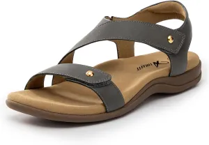 Athlefit Women's Comfortable Orthopedic Sandals with Arch Support Adjustable Walking Casual Orthotic Sandals
