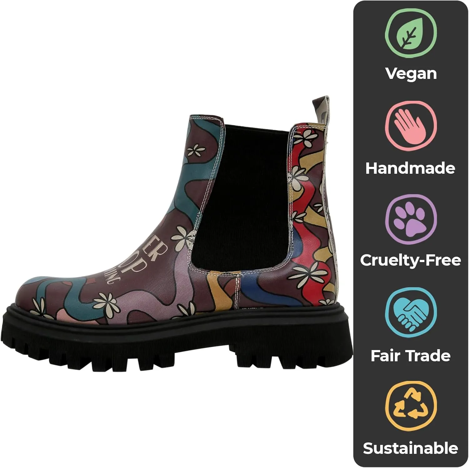 Aura Chelsea Boots for Women - Handmade and Vegan Leather Ankle Boots for Women