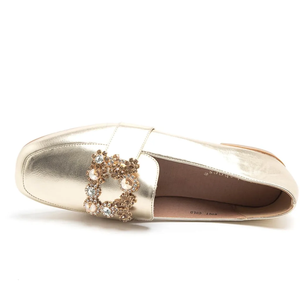 Ava dame loafers 8061 - Gold