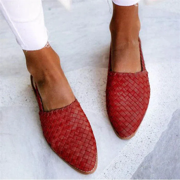 Avencea | Fashionable Buckle Closure Leather Sandals