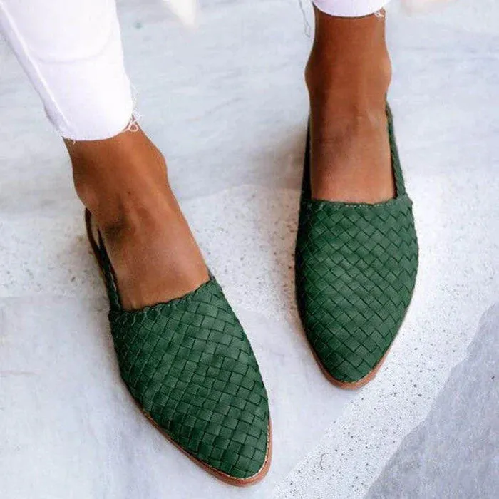 Avencea | Fashionable Buckle Closure Leather Sandals