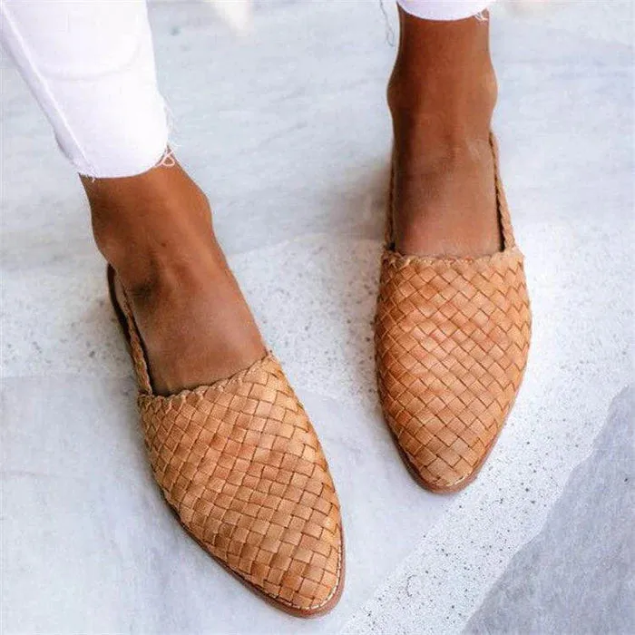 Avencea | Fashionable Buckle Closure Leather Sandals