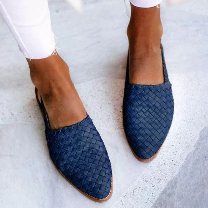 Avencea | Fashionable Buckle Closure Leather Sandals