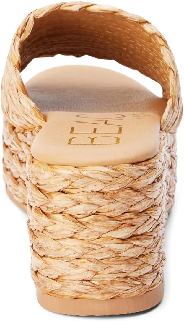 BEACH by Matisse Womens Peony Platform Espadrille Casual Sandals Casual High Heel 3" & Up
