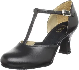 BLOCH Women's Cushioned Insole Suede Forefoot Outsole, Short Shank with an Elastic Panel, Superior Fit