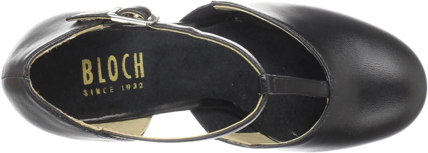 BLOCH Women's Cushioned Insole Suede Forefoot Outsole, Short Shank with an Elastic Panel, Superior Fit