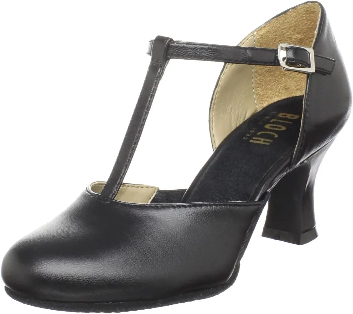BLOCH Women's Cushioned Insole Suede Forefoot Outsole, Short Shank with an Elastic Panel, Superior Fit