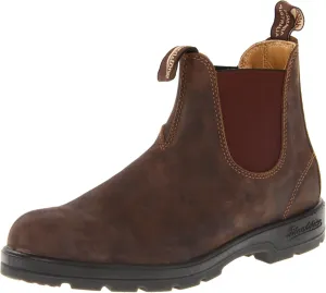 Blundstone BL585 Classic 550 Chelsea Boot Rustic Brown AU 7.5 (US Men's 8.5, Women's 10.5) Medium