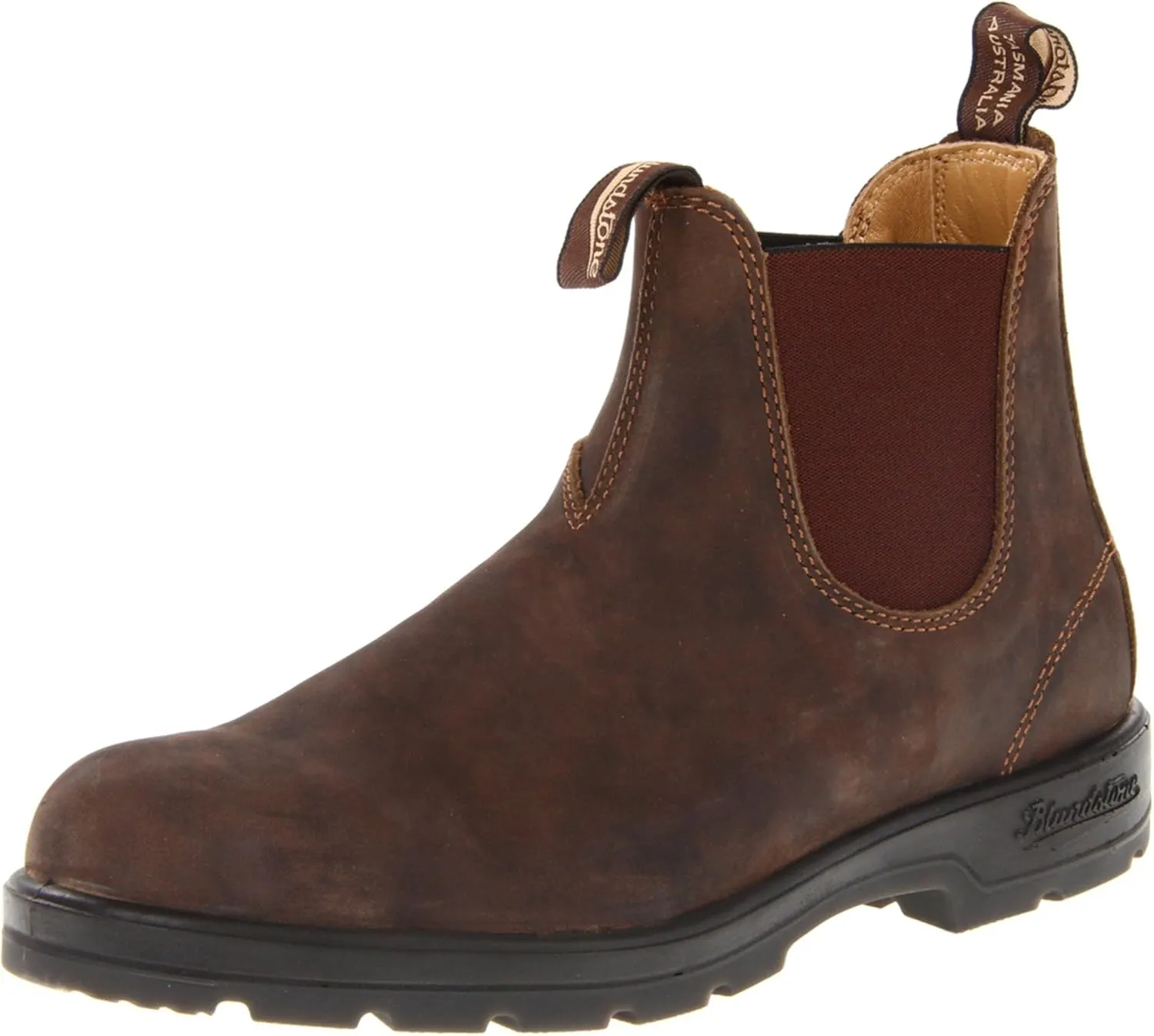 Blundstone BL585 Classic 550 Chelsea Boot Rustic Brown AU 7.5 (US Men's 8.5, Women's 10.5) Medium