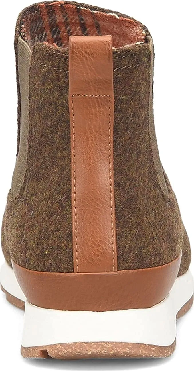 b.o.c. Womens Kara Wool Ankle Chelsea Boots Brown 8.5 Medium (B,M)