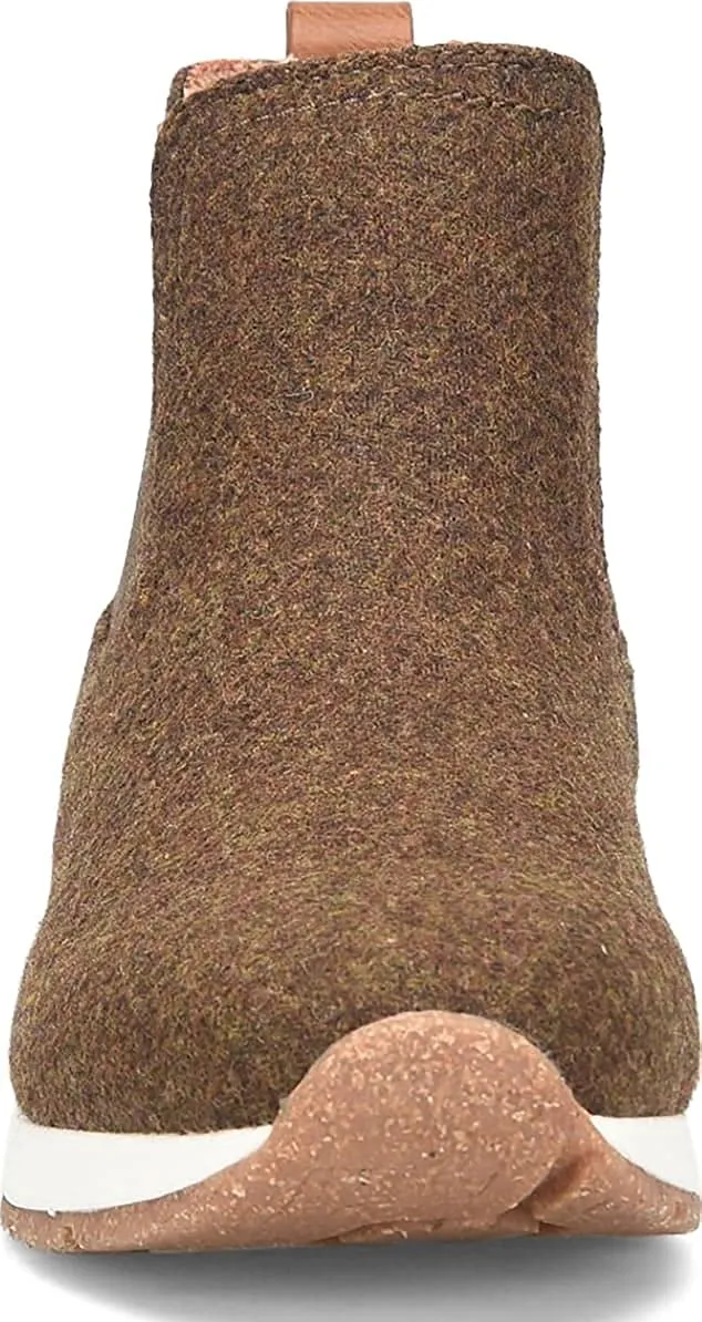 b.o.c. Womens Kara Wool Ankle Chelsea Boots Brown 8.5 Medium (B,M)