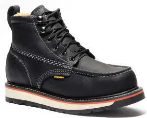 Bonanza Boots FRONTIER DUAL 6" Moc Toe Work Boot - Premium Leather, Comfort Insole & Tough Wedge Outsole