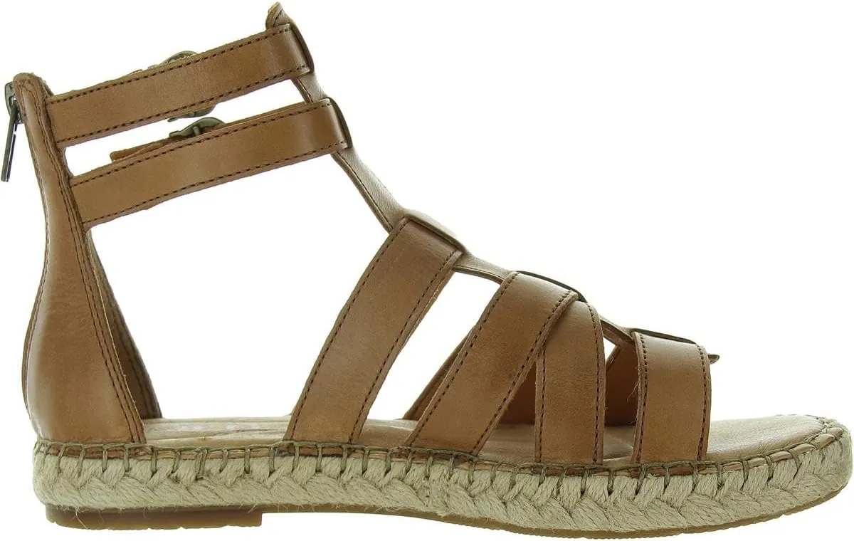 BORN Womens Strappy Leather Gladiator Sandals