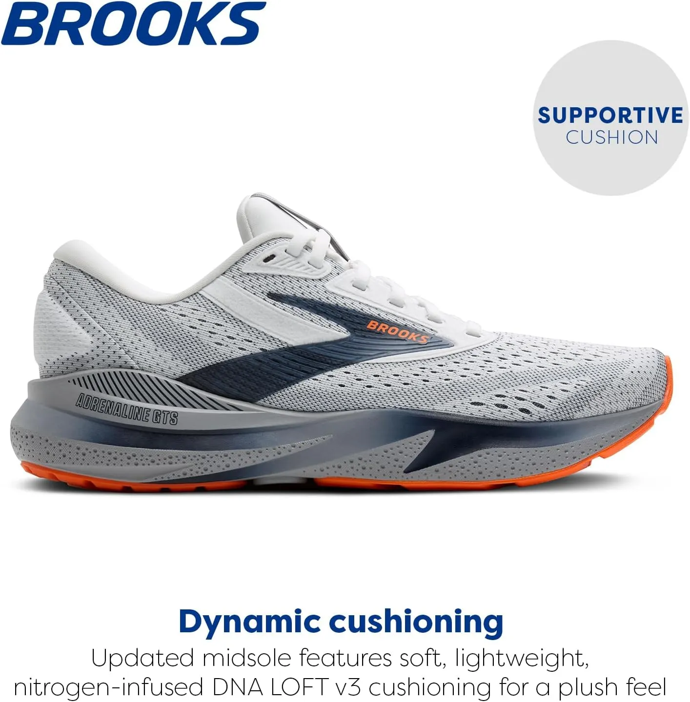 Brooks Men’s Adrenaline GTS 24 Supportive Running Shoe