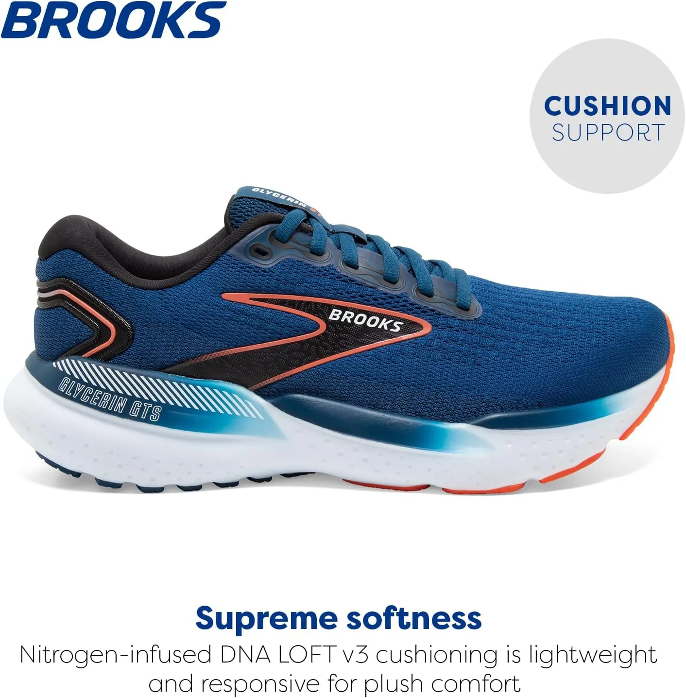 Brooks Men's Glycerin GTS 21 Supportive Running Shoe