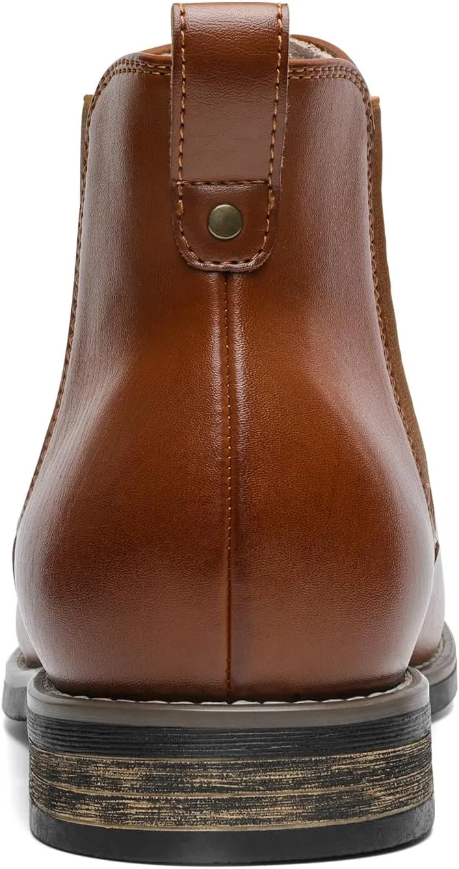 Bruno Marc Men's Suede Leather Chelsea Ankle Boots