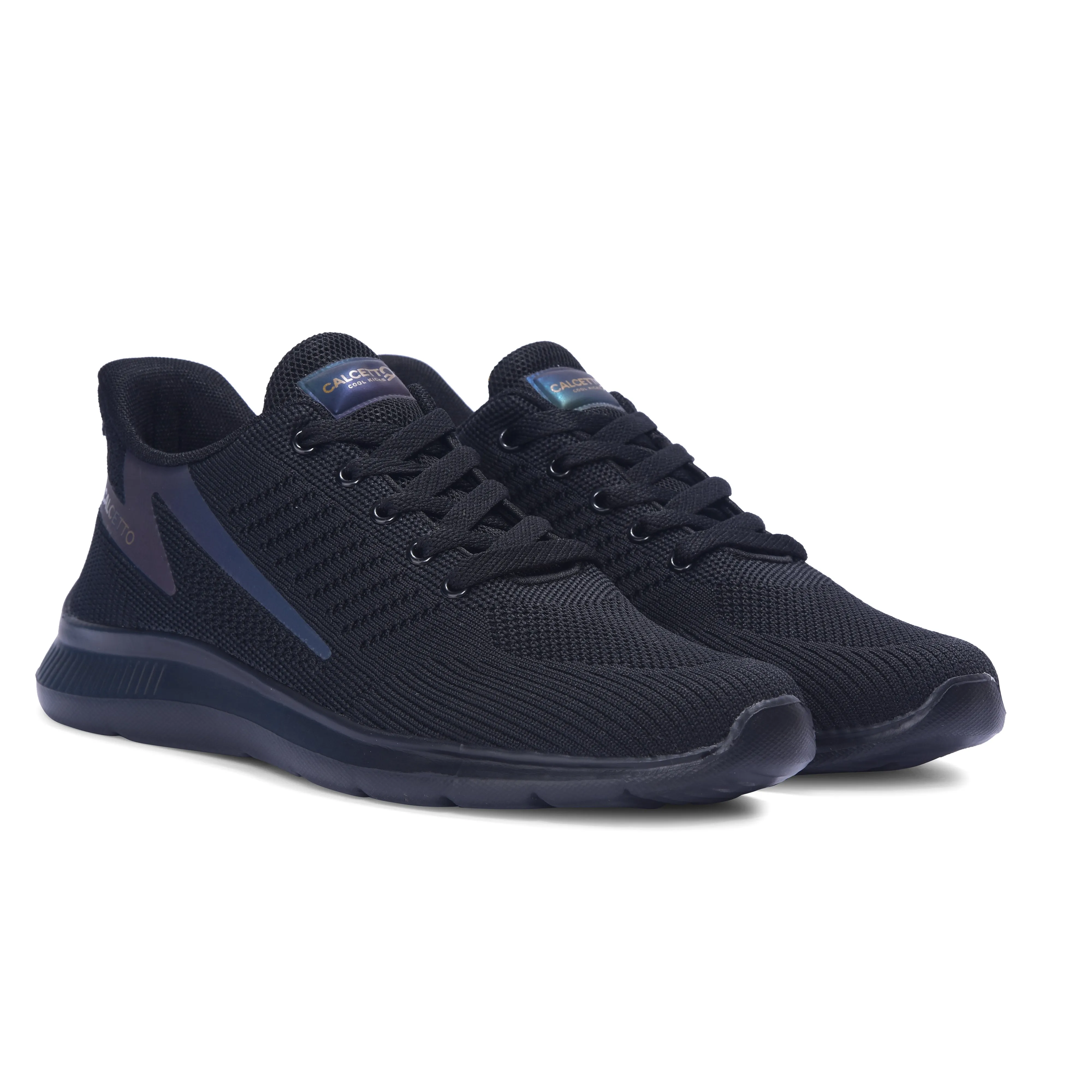 Calcetto Lightweight Casual Men's Running Sports Shoes CLT-0992 Black Gold