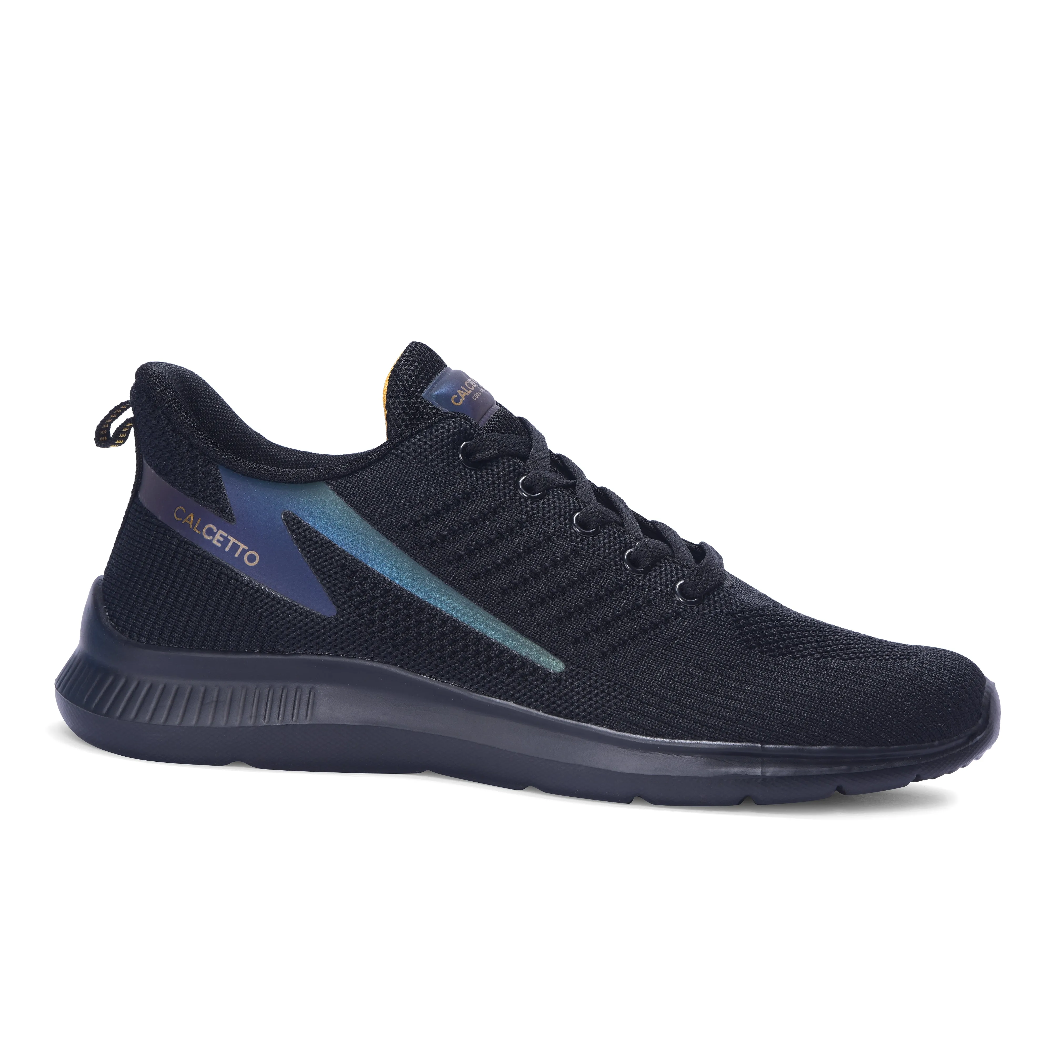 Calcetto Lightweight Casual Men's Running Sports Shoes CLT-0992 Black Gold