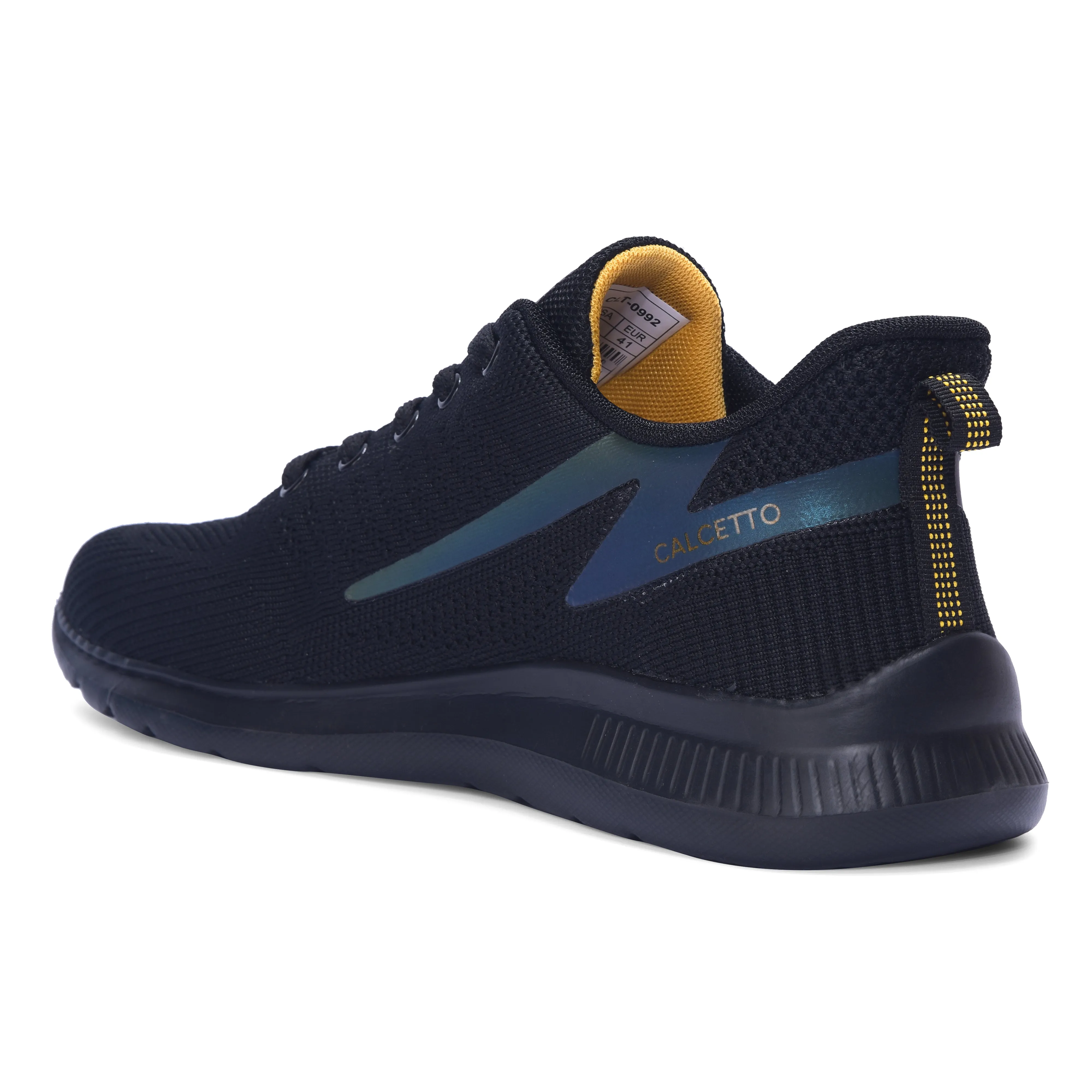 Calcetto Lightweight Casual Men's Running Sports Shoes CLT-0992 Black Gold