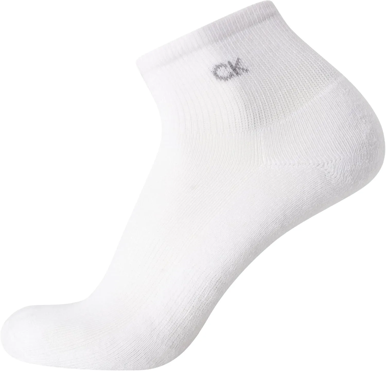 Calvin Klein Men's High Quarter Socks - 6 Pack Breathable Soft Cushioned Mini Crew Athletic Socks for Men (Shoe Size: 7-12)
