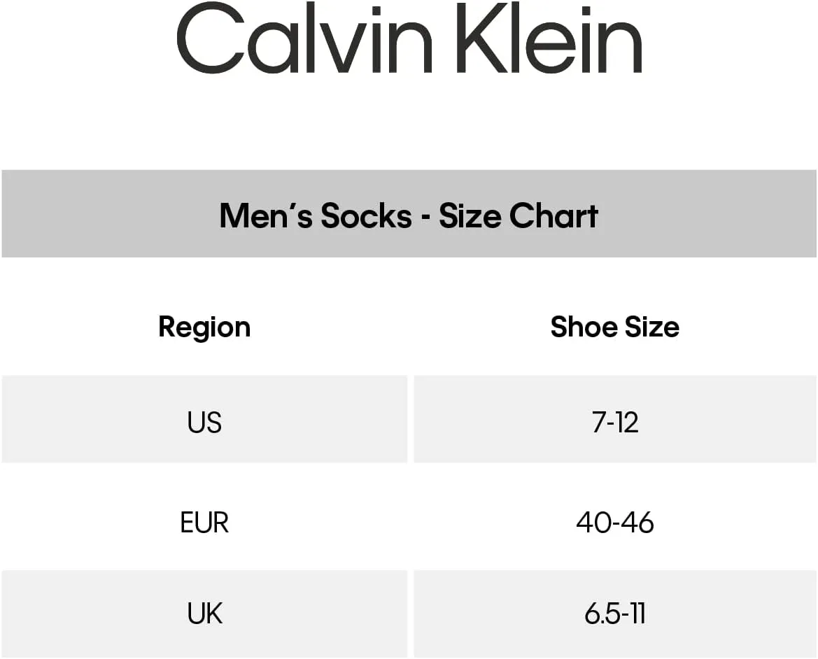 Calvin Klein Men's High Quarter Socks - 6 Pack Breathable Soft Cushioned Mini Crew Athletic Socks for Men (Shoe Size: 7-12)