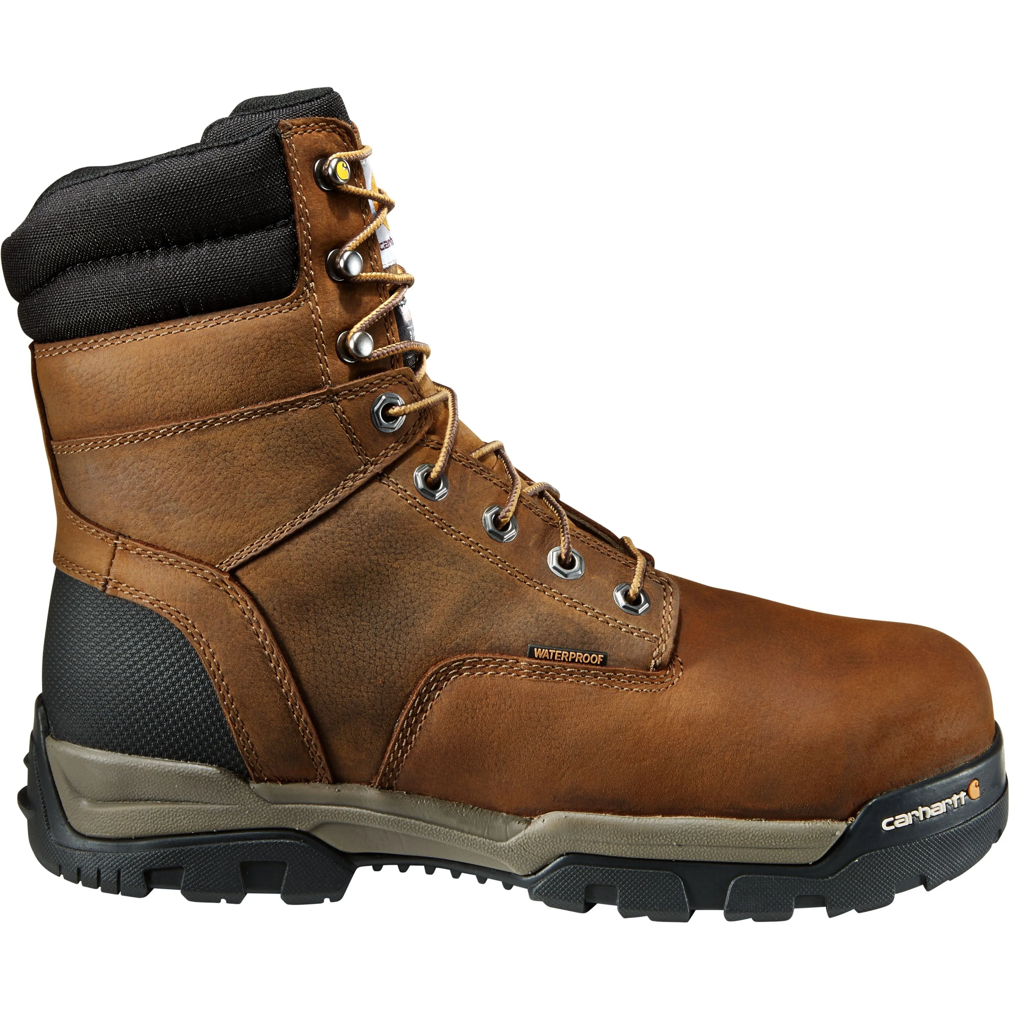 Carhartt Men's Ground Force 8" Composite Toe Waterproof 600G Ins Work Boot - CME8347