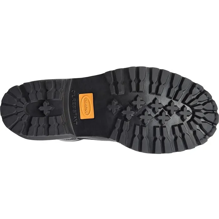 Carolina Men's Elm 8" Steel Toe Unlined Logger Slip Resistant Work Boot -Black- CA1825