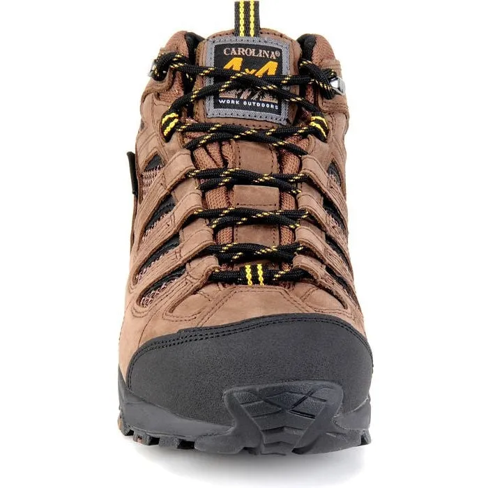 Carolina Men's Quad 5" Soft Toe Waterproof Slip Resistant Hiker Boot -Brown- CA4025