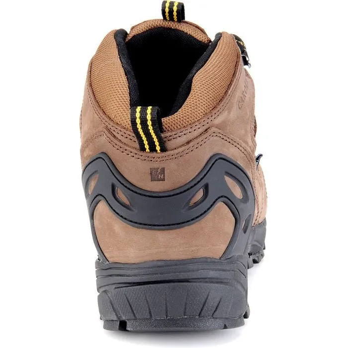 Carolina Men's Quad 5" Soft Toe Waterproof Slip Resistant Hiker Boot -Brown- CA4025