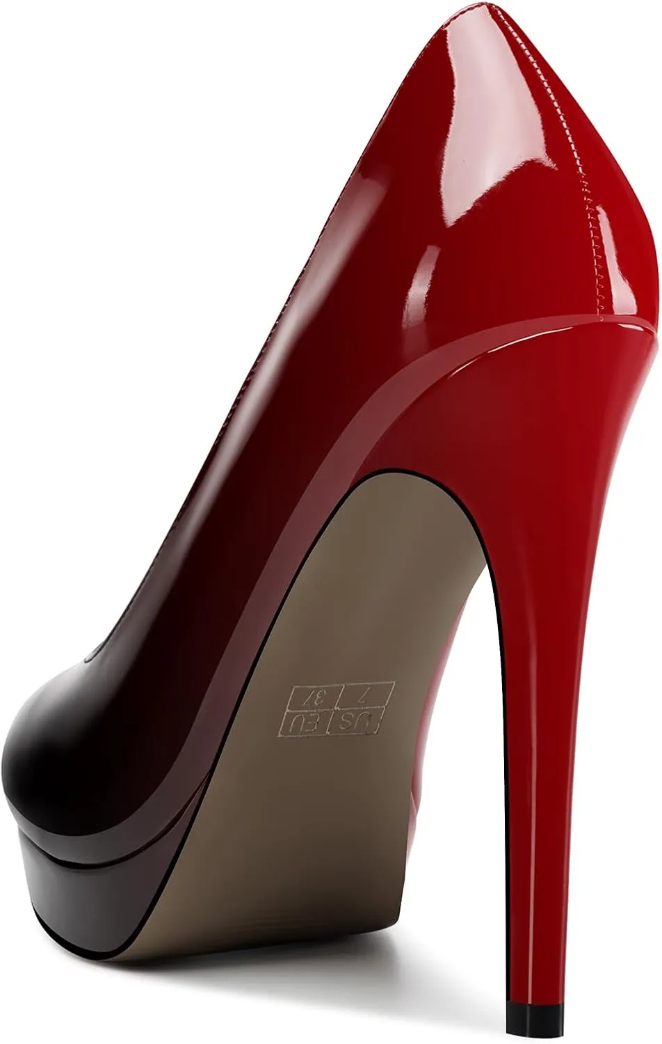 Castamere Womens High Heels Platform Pumps Slip-on Stilettos 12CM Heel Office Dress Shoes