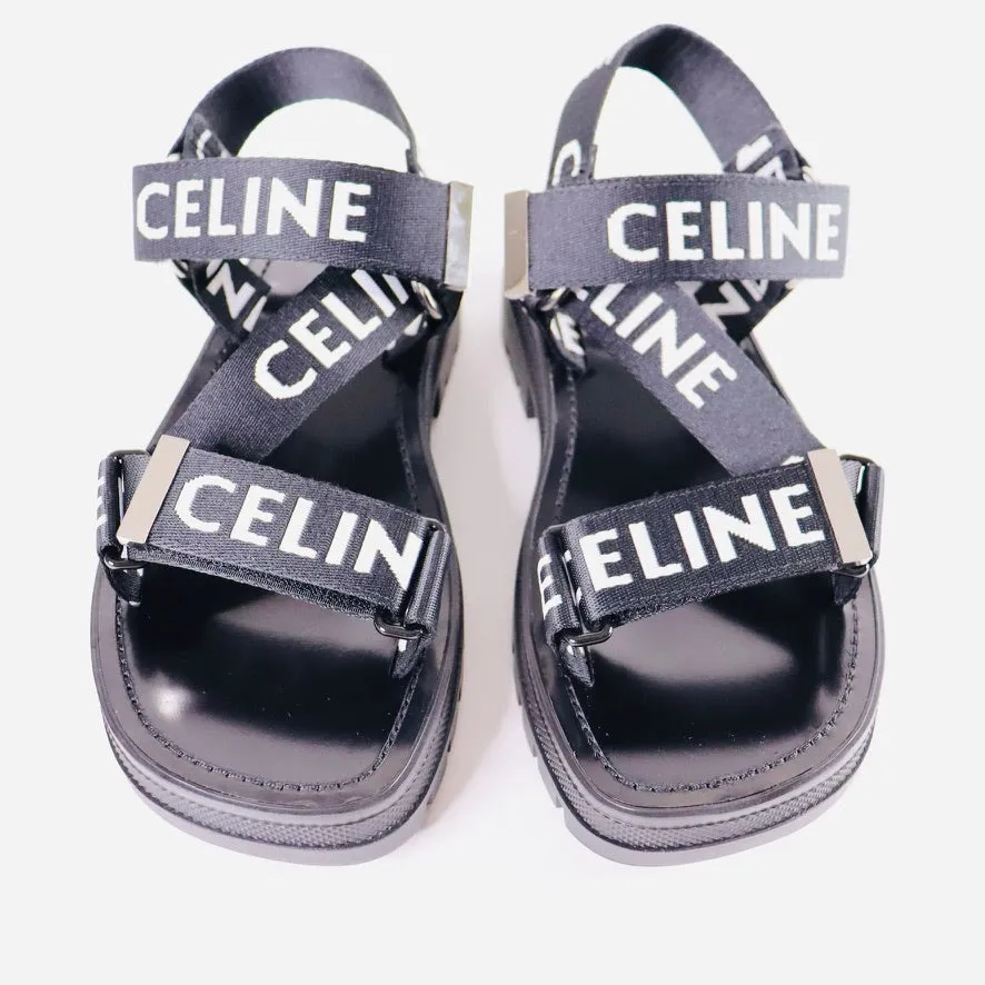 CELINE Leo Strappy Sandals
