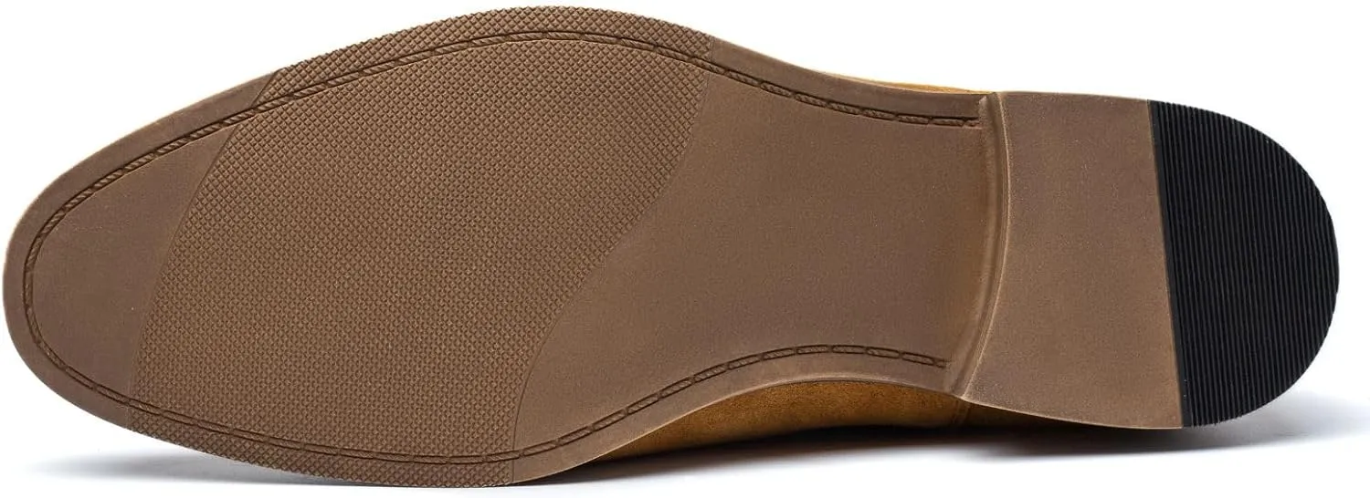 Cestfini Chelsea Boots Men Classic Elastic Dress Boots Casual Men's Chelsea Ankle Boots