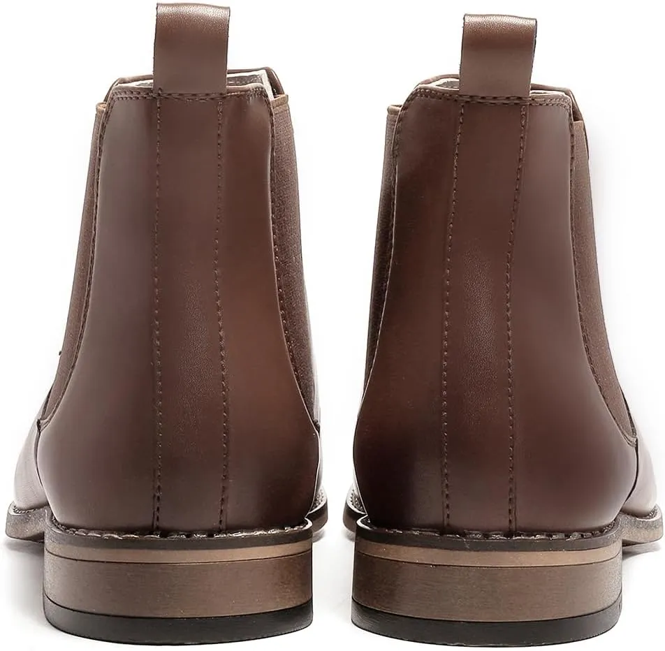 Cestfini Chelsea Boots Men Classic Elastic Dress Boots Casual Men's Chelsea Ankle Boots