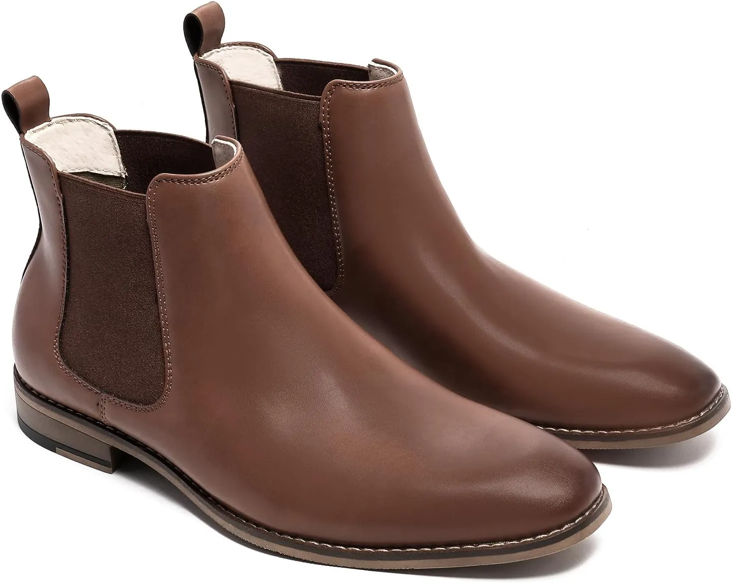 Cestfini Chelsea Boots Men Classic Elastic Dress Boots Casual Men's Chelsea Ankle Boots